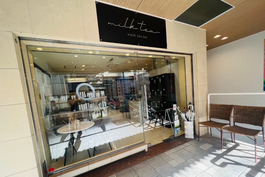 milk tea hair 店舗写真